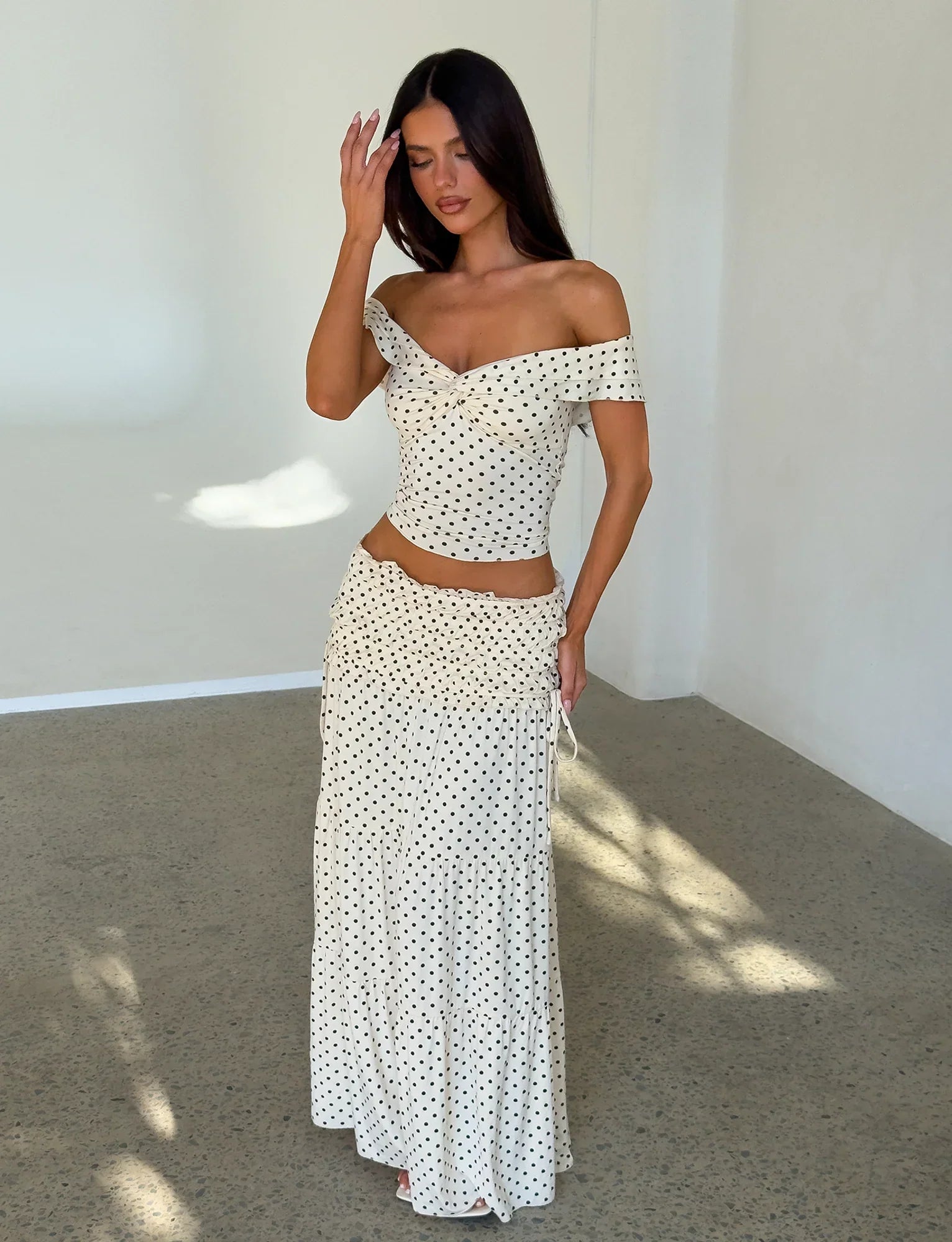 DENALI TOP CREAM DOT