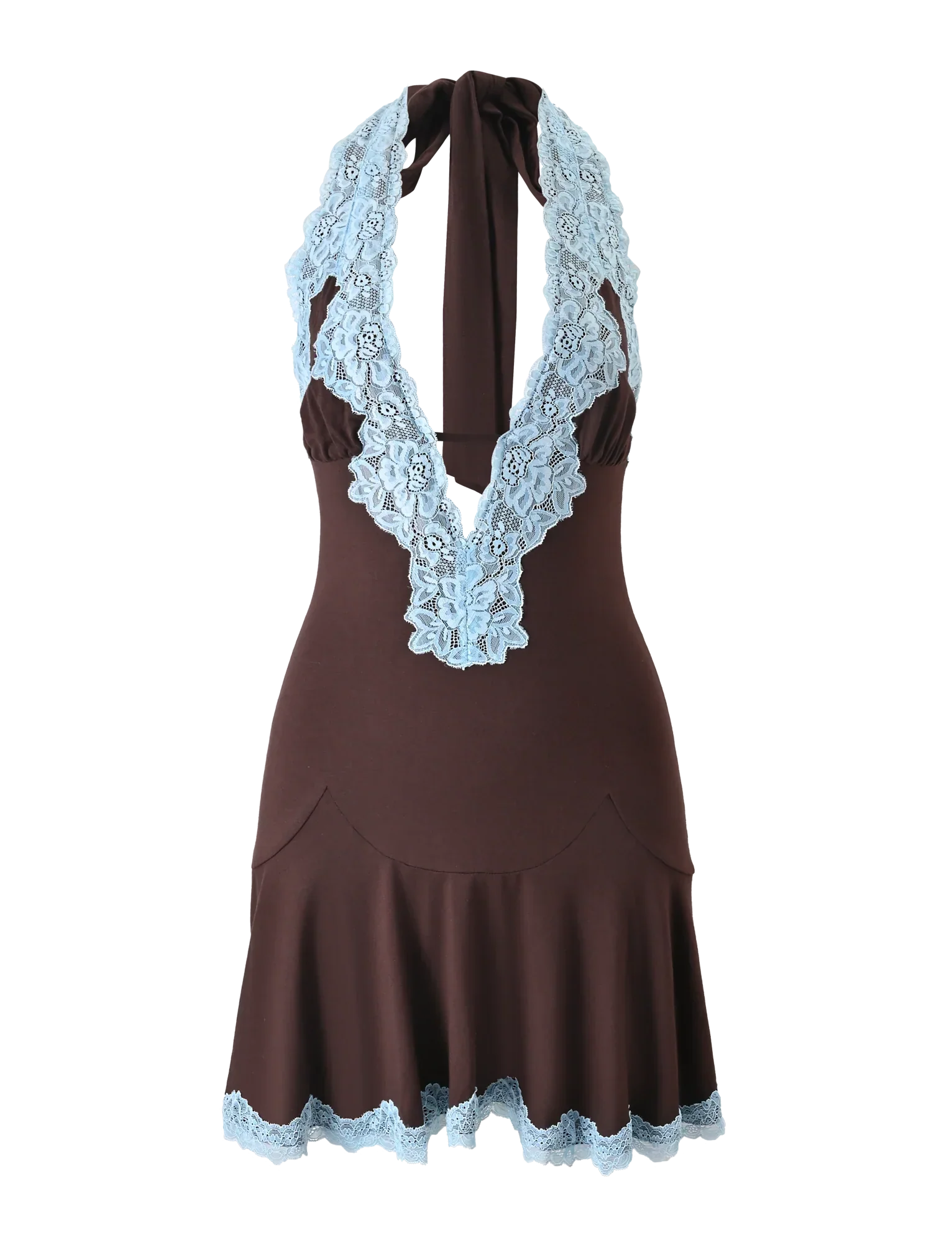 TALIYAH MINI DRESS CHOCOLATE