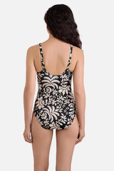 Brynn Twist Underwire One Piece Palm Royale
