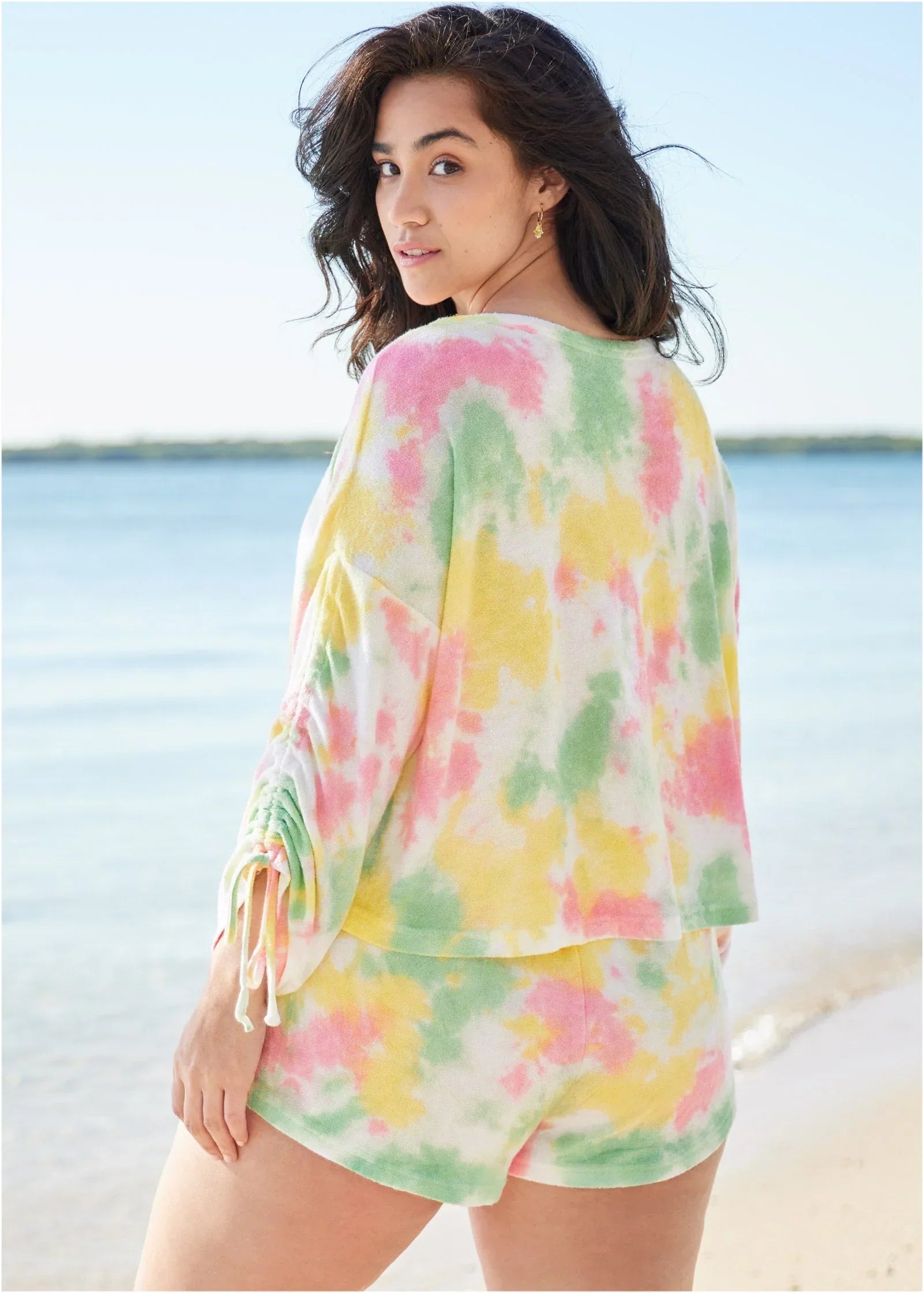 Cozy Terry Top Tie Dye Oh My