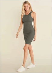 Flexrib Mini Dress Olive