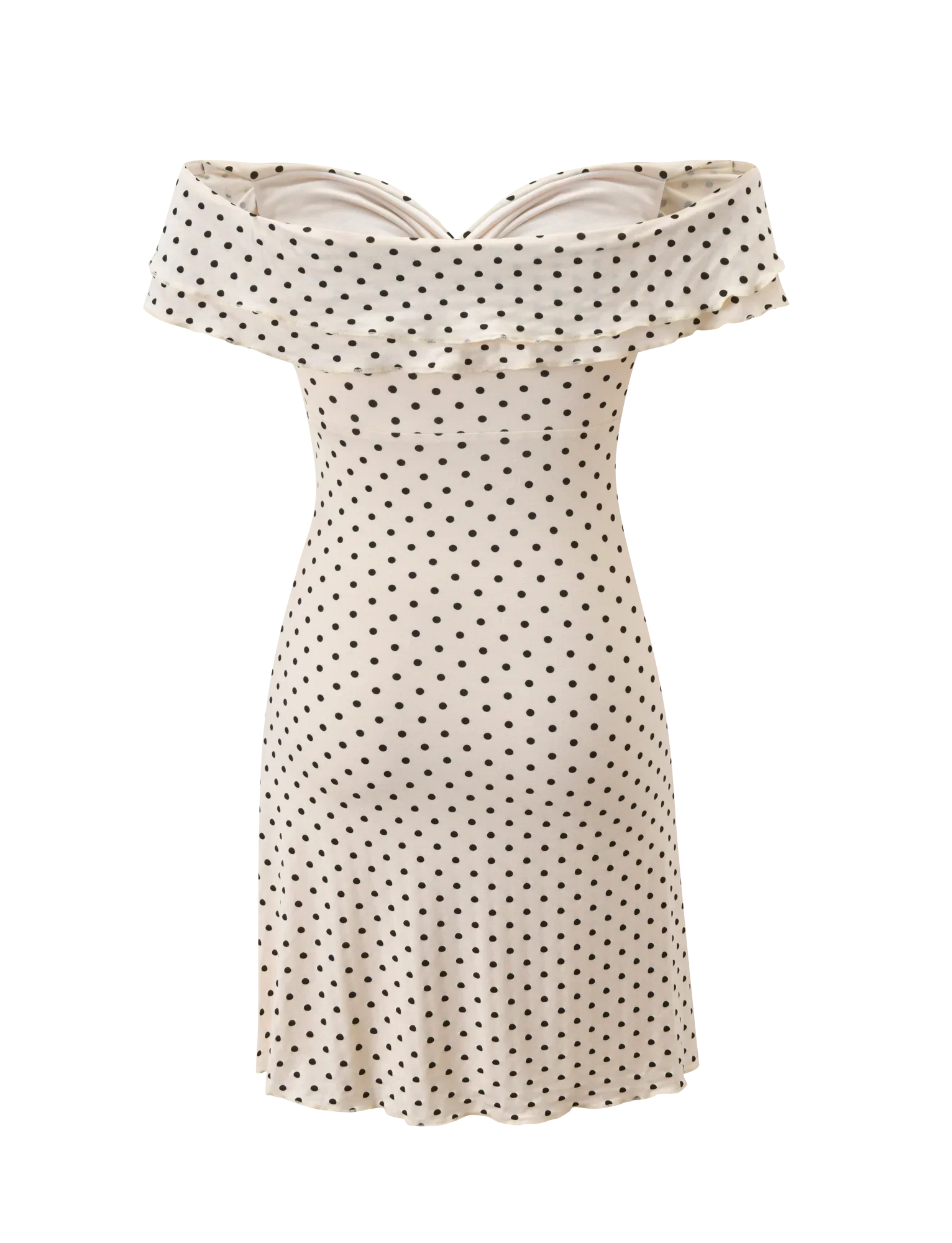 DENALI MINI DRESS CREAM DOT