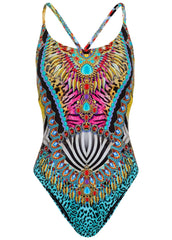 Bondi One Piece Swimsuit Mirrored Jungle