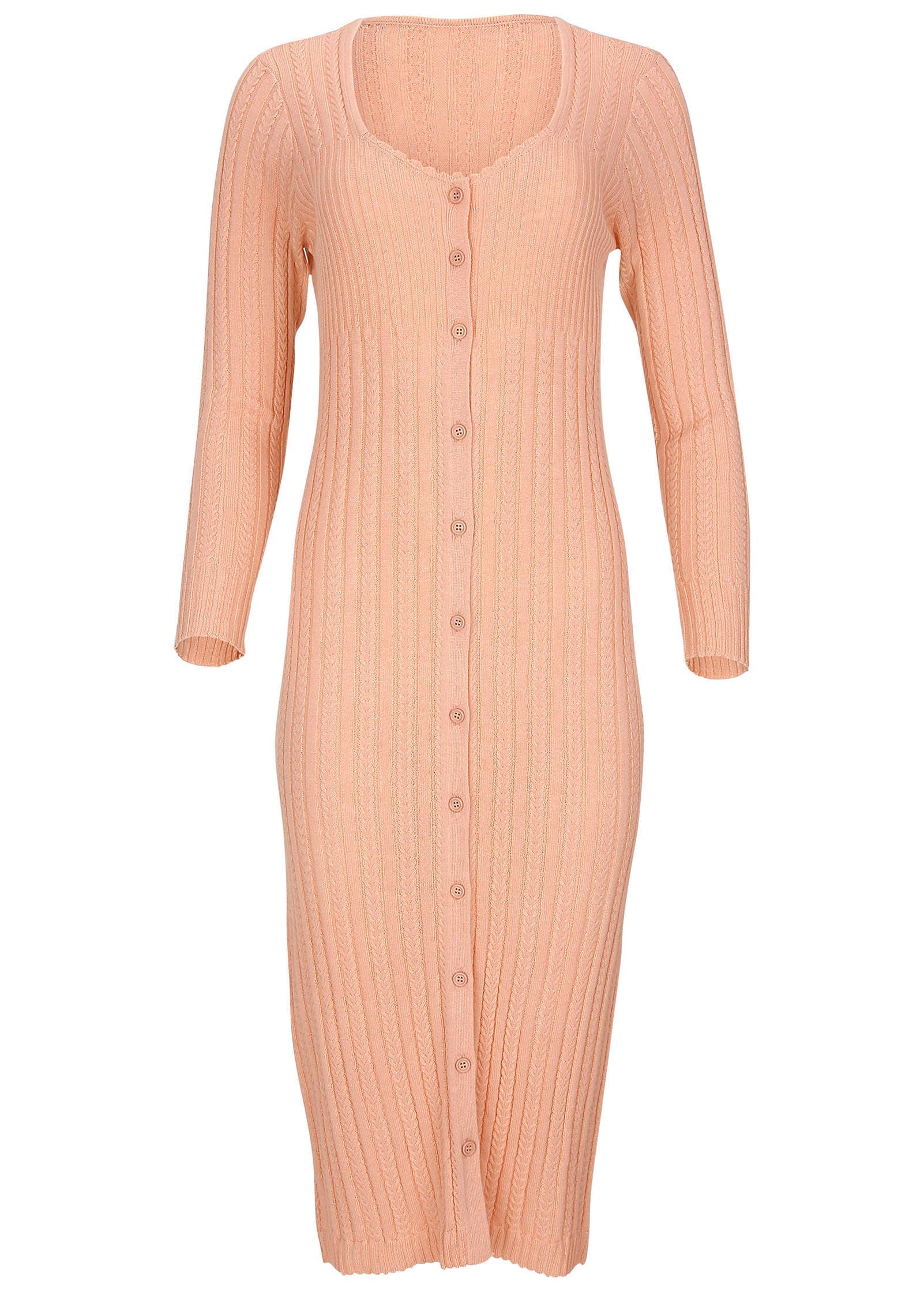 Pointelle Duster Evening Sand