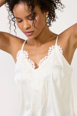 Juliette Lace Pintuck Cami