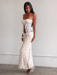 KAROLINA SKIRT WHITE WHITE LACE