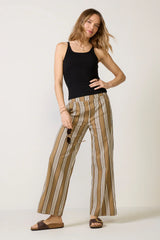 Maya Wide Leg Linen Pant