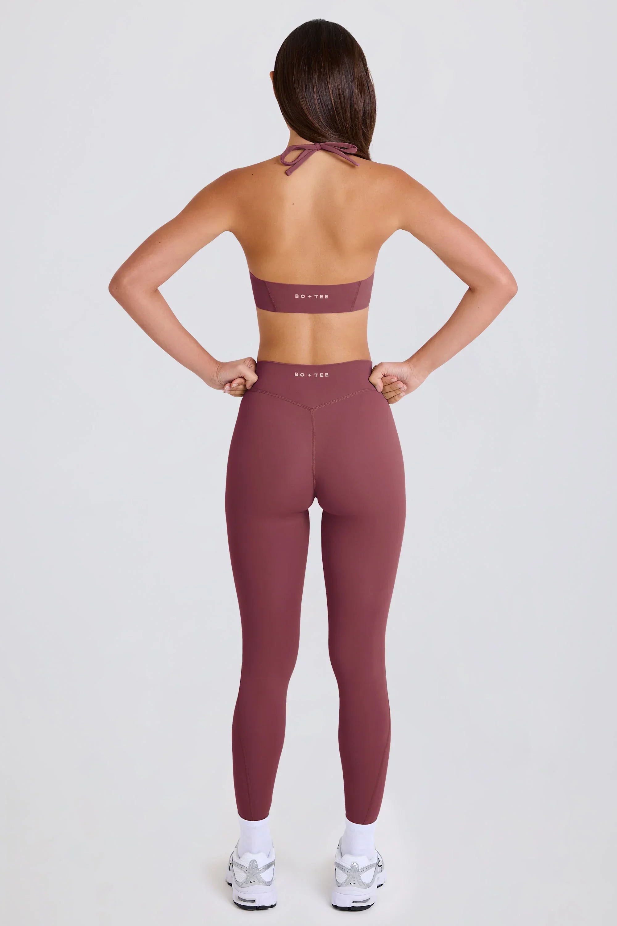 High Waist Leggings in Acai