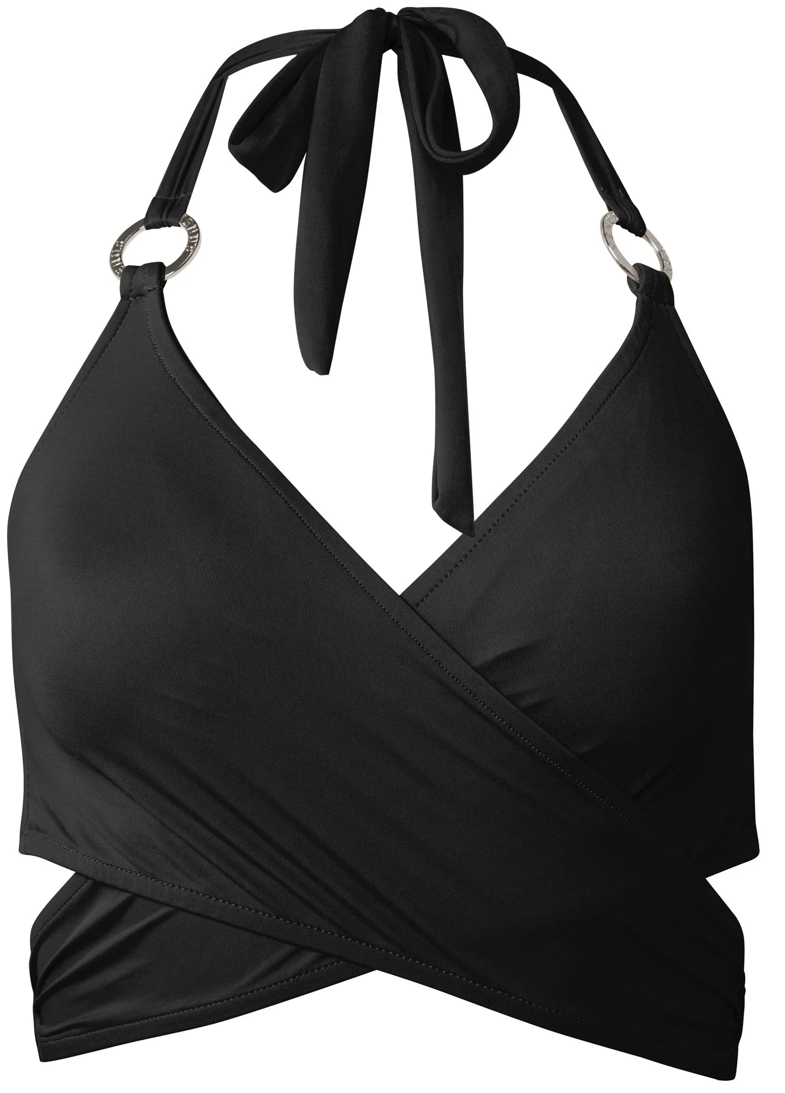 Laguna Wrap Underwire Top Black Beauty