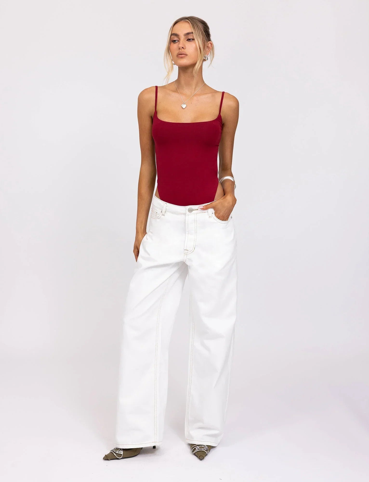 MINERVA BODYSUIT RED