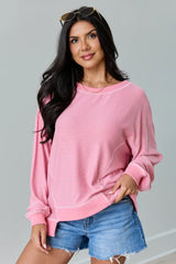 Melanie Pink Striped Pullover SALE