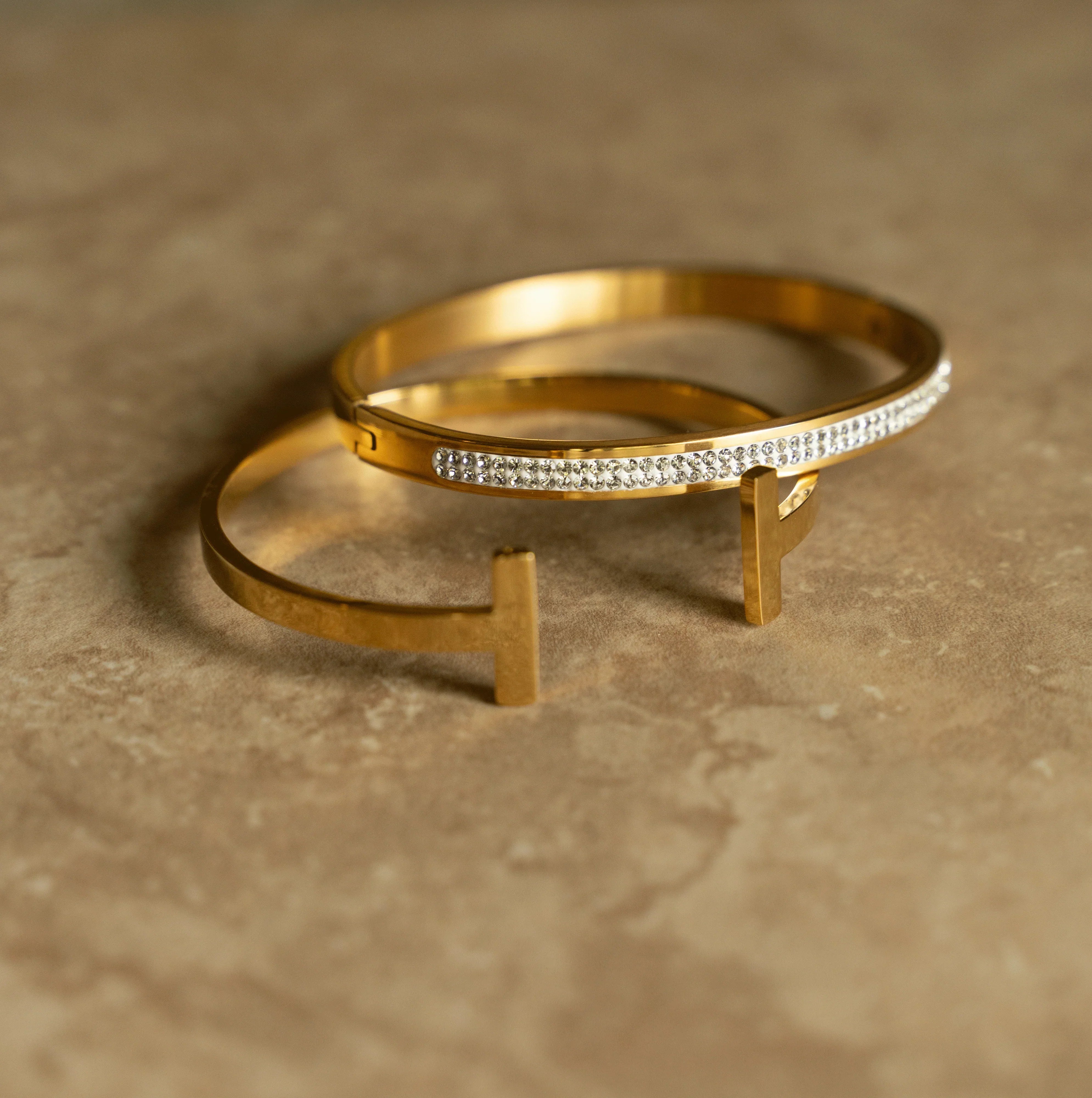 Cleo Gold Cuff Bracelet