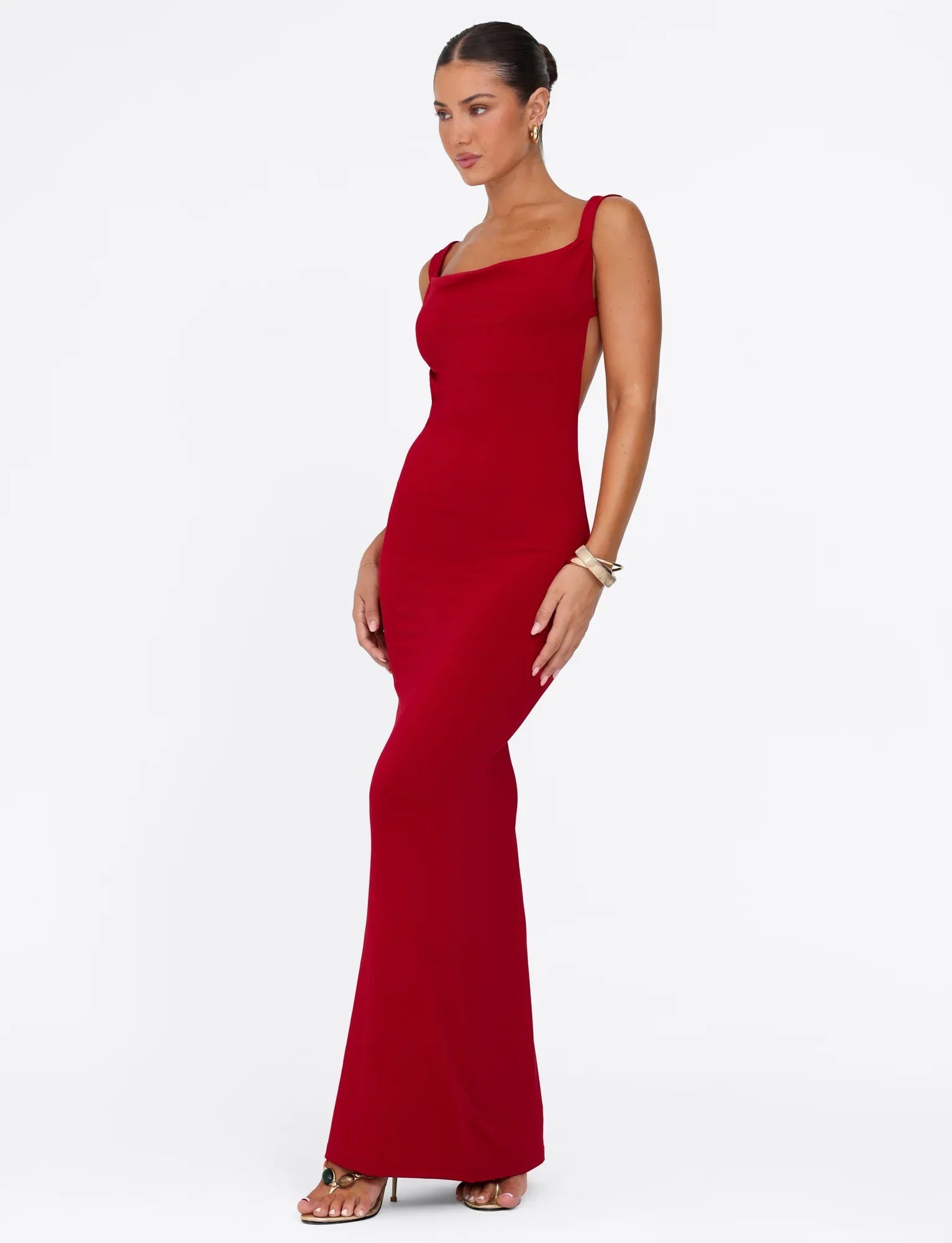 MORANA MAXI DRESS RED