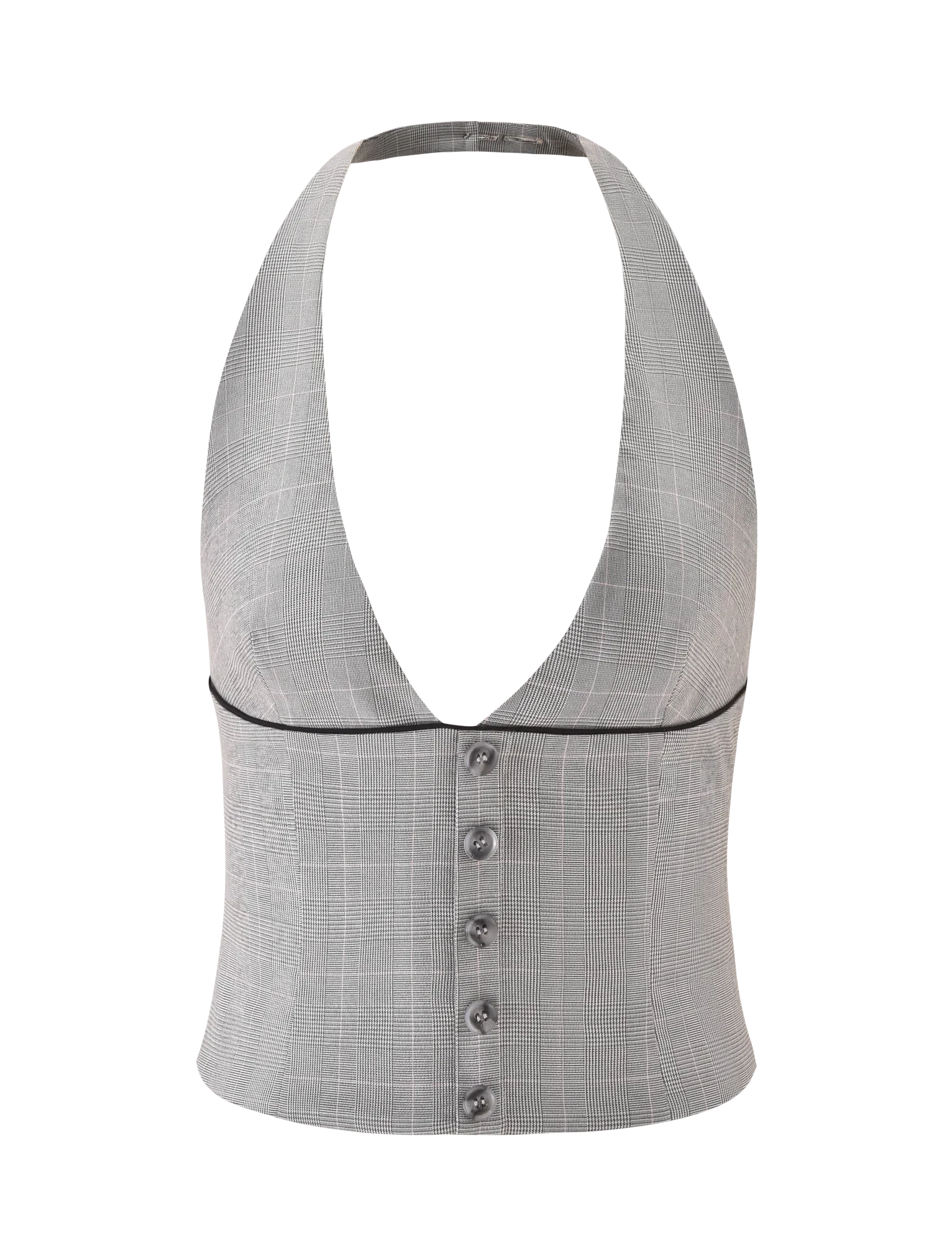 TERESIA TOP GREY CHECK