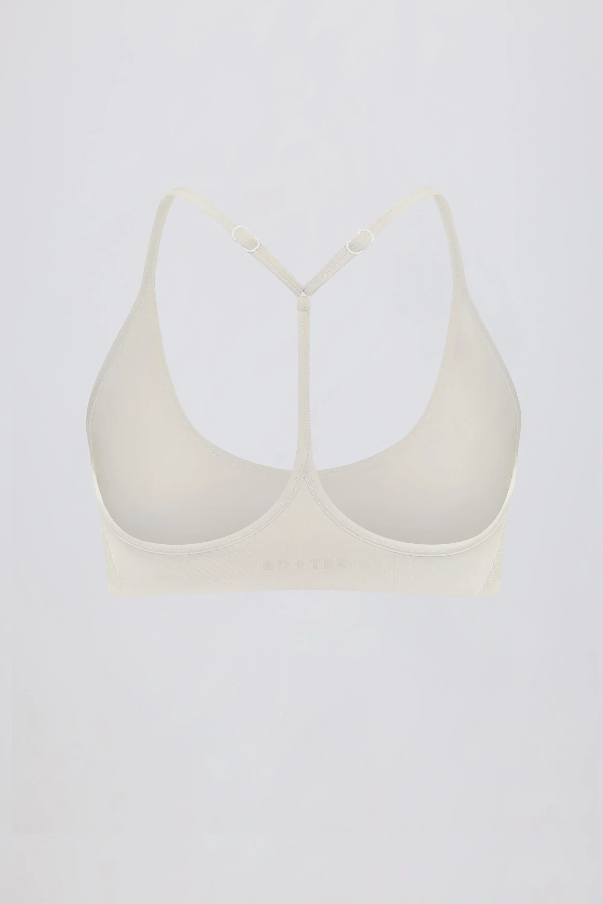 Soft Active Racerback Sports Bra in Oat
