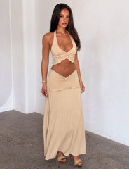 KATYA MAXI SKIRT TAN