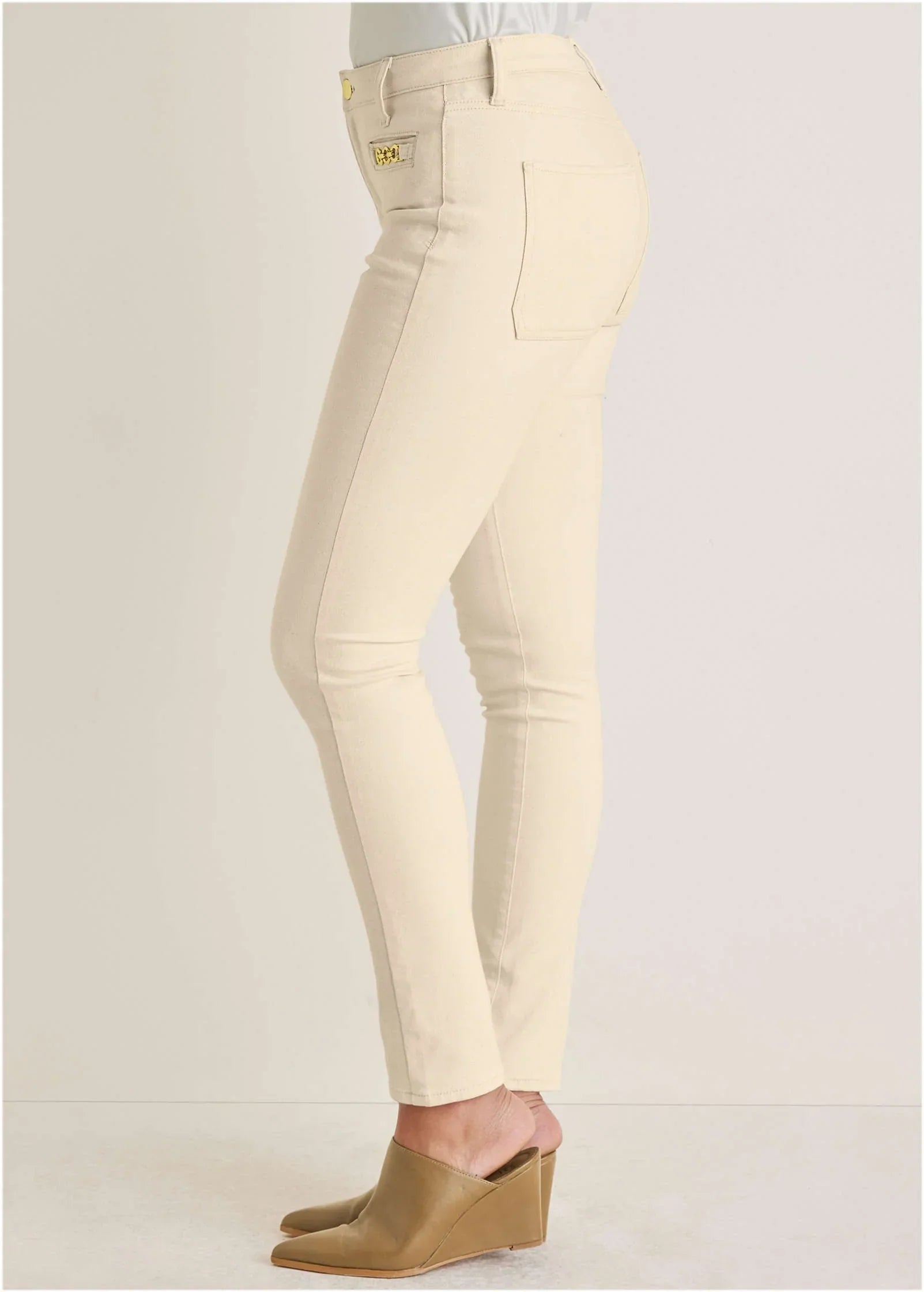 Slim Leg Jeans Natural Wash