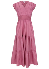 Smocked Waist Maxi Dress Heather Rose