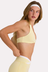 Soft Active Sports Bra in Lemon