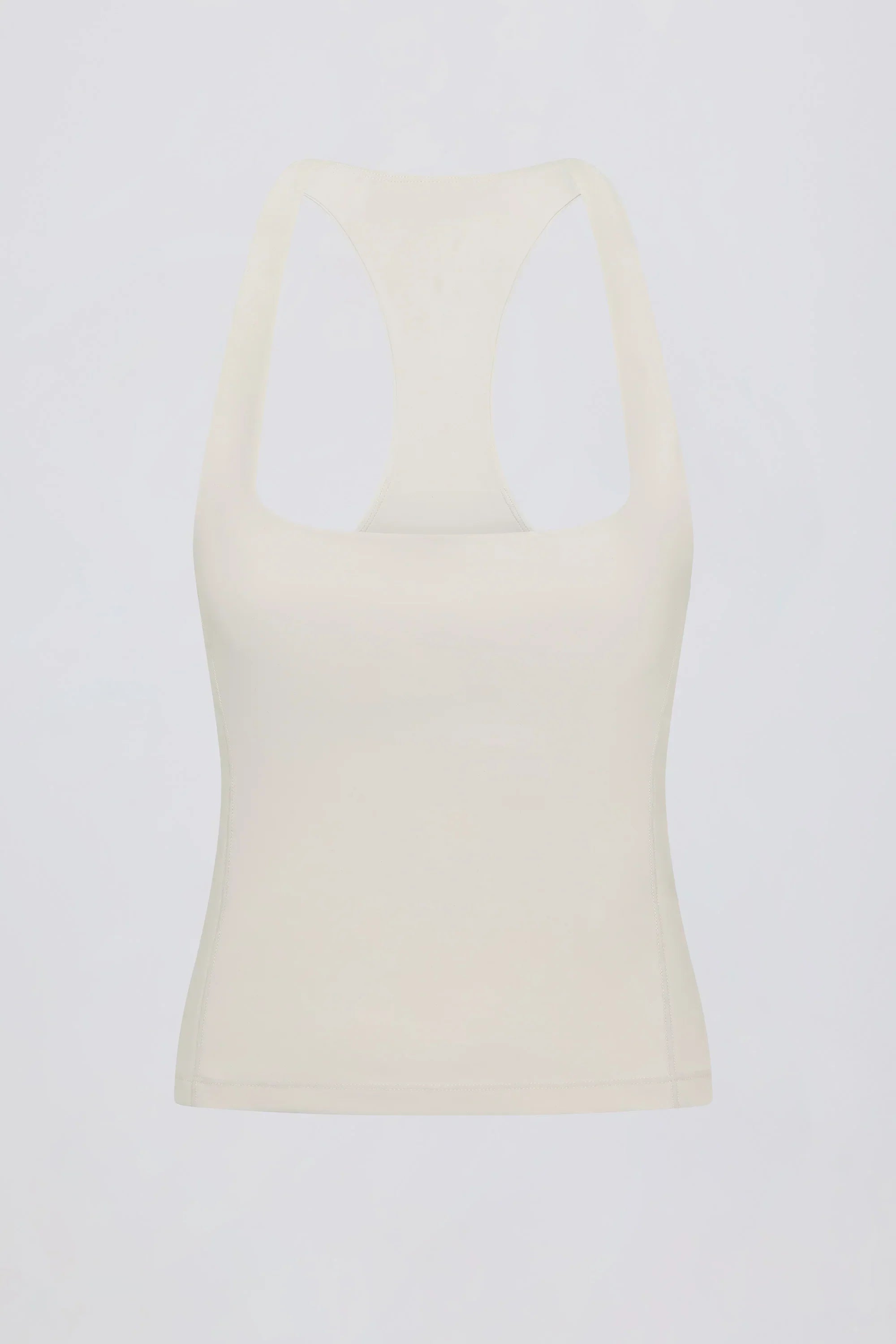 Soft Active Racerback Tank Top in Oat