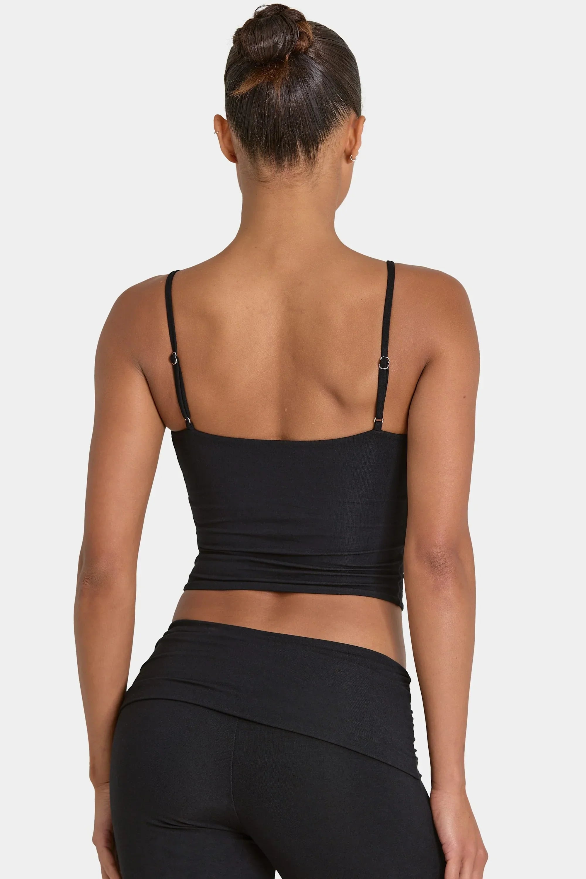 ButterCloud Crop Tank Top in Black