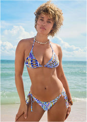 Miami Tie Side Moderate Bottom Aztec Patchwork