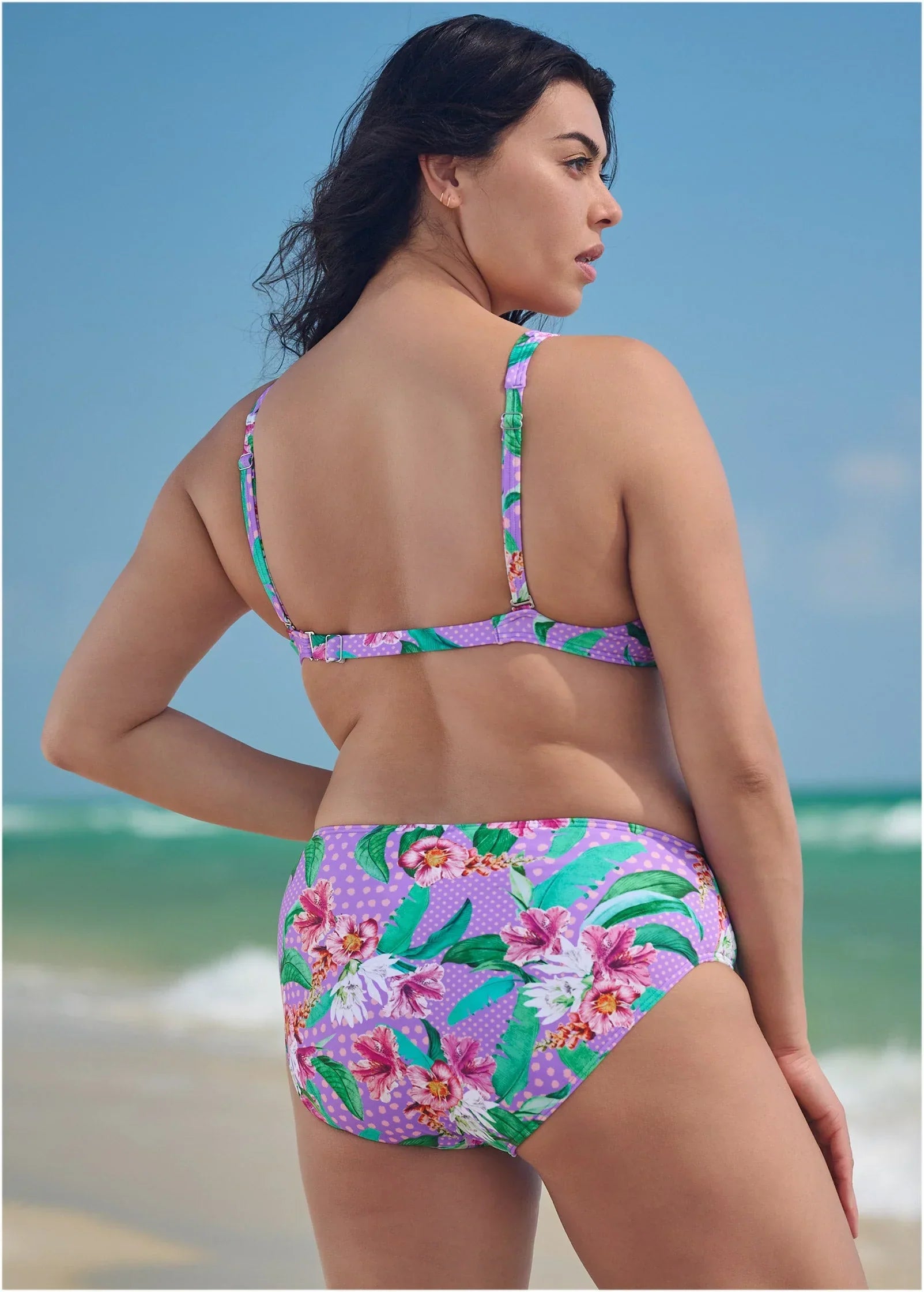 Kauai Bikini Bottom Polka Dot Jungle