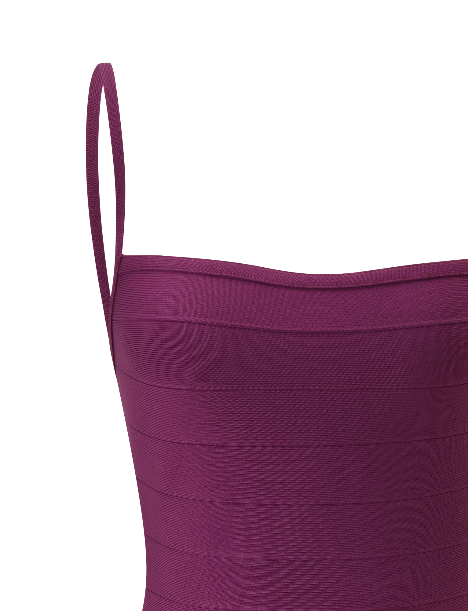 MIDORI BANDAGE DRESS PLUM
