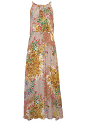 Floral Maxi Dress Yellow Multi