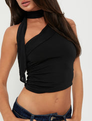 ALLIRA TOP BLACK