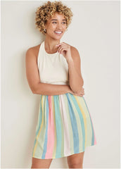 Stripe Halter Mini Dress Boardwalk Stripe