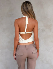 MAKENA TWO PIECE TOP IVORY