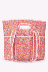 Avery Pink Floral Quilted Tote SALE