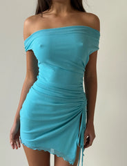 ELWYN MINI DRESS BLUE