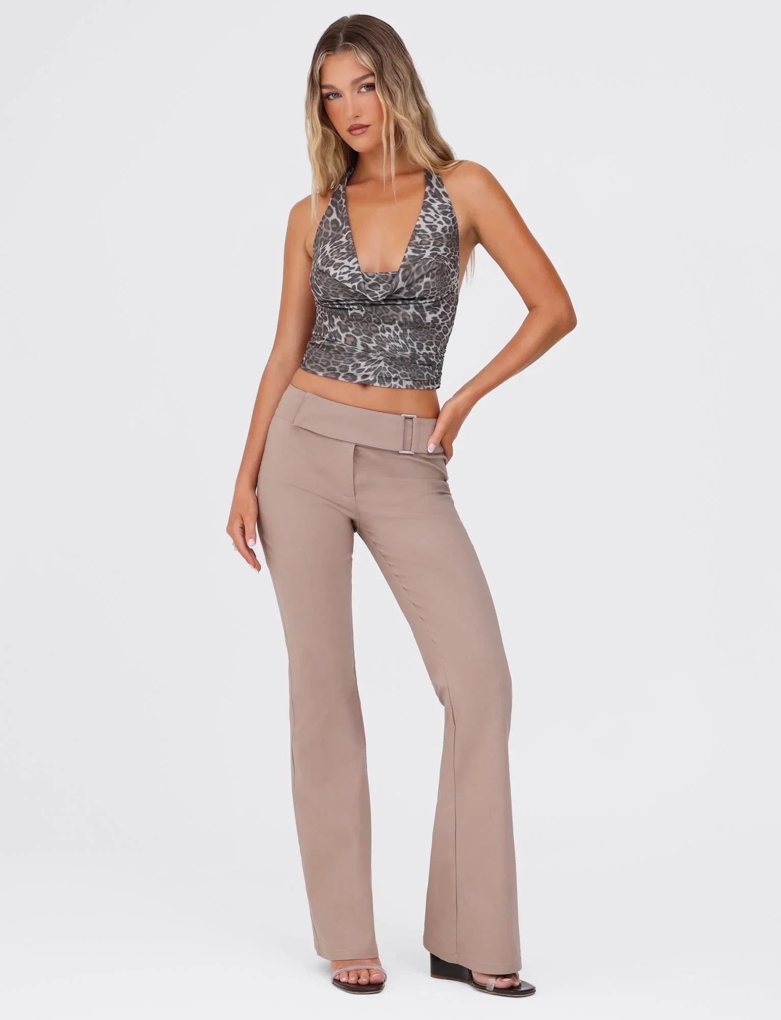 VESPER PANT BROWN TAN