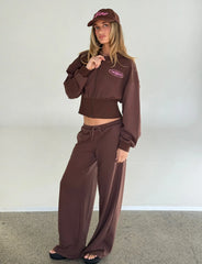 MERRYN TRACK PANT CHOCOLATE