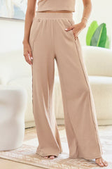 Banks Tan Wide Leg Pants