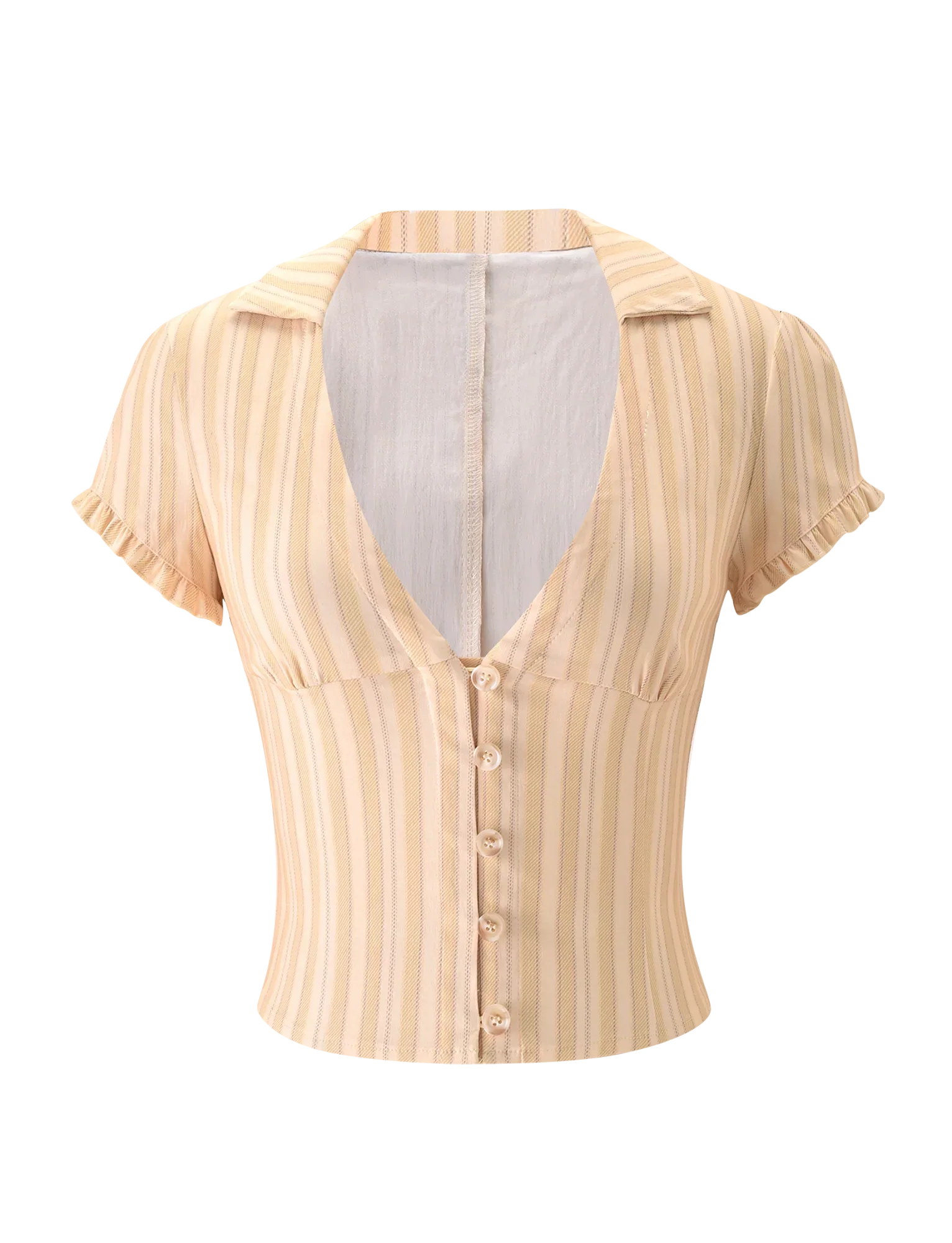 KITTIE SHIRT YELLOW STRIPE