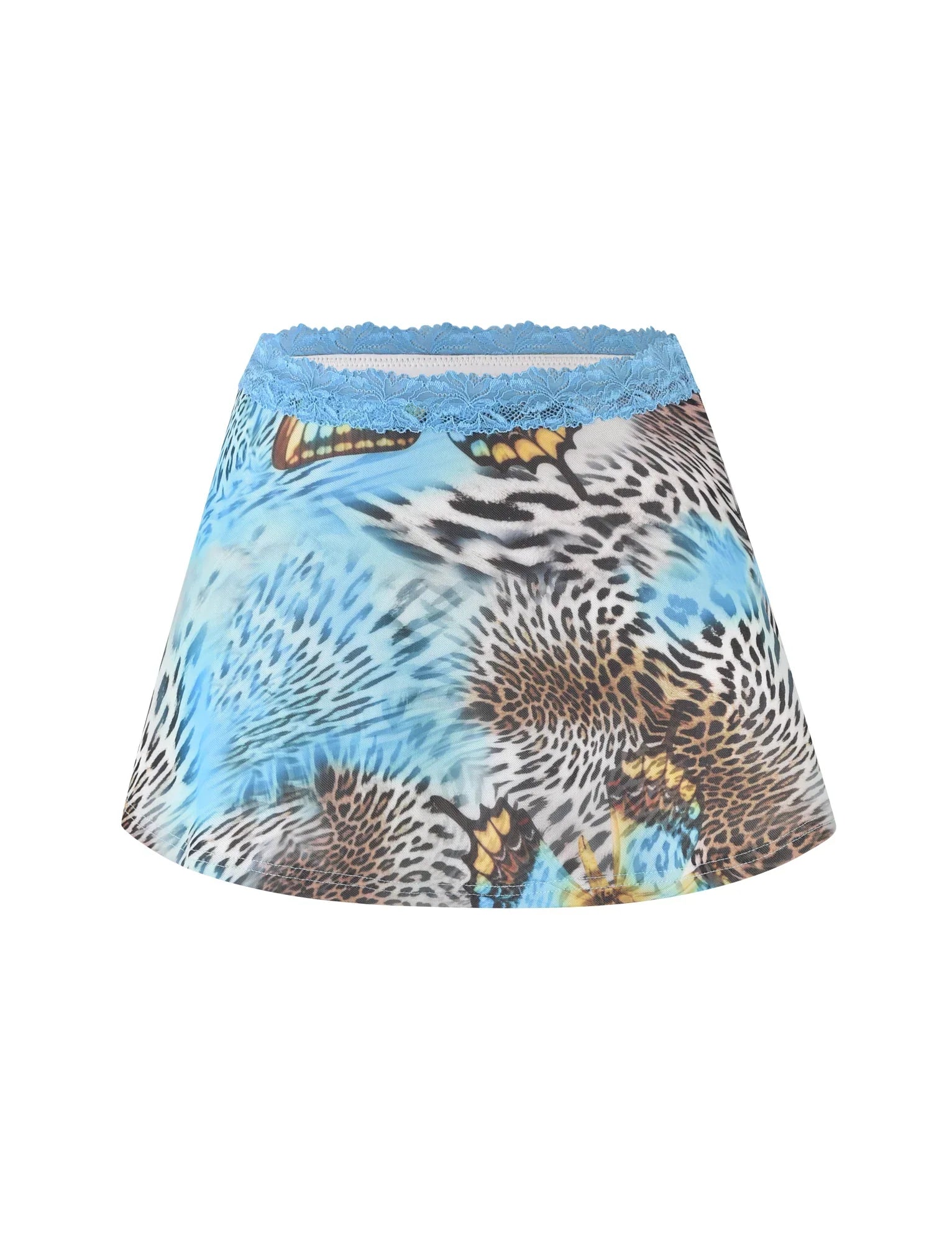 FINLEA MINI SKIRT MULTI ANIMAL BUTTERFLY ANIMAL