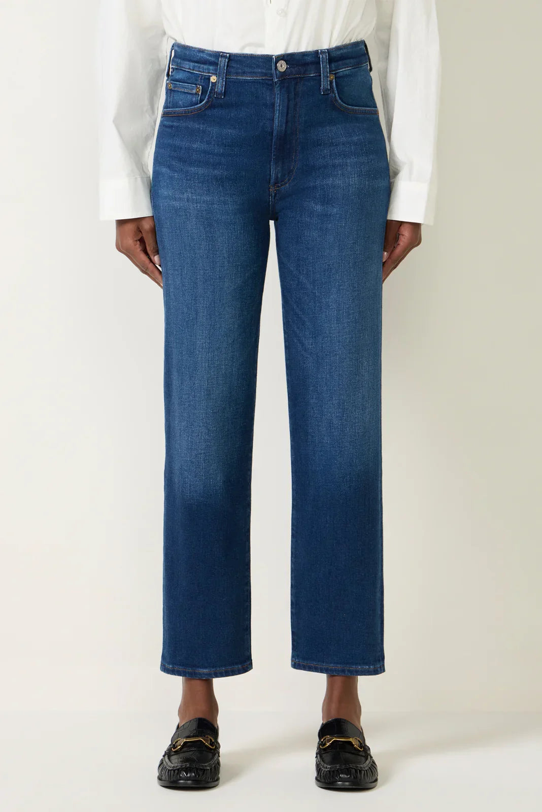 Caia High Rise Straight Jean