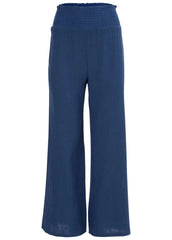 Slit Cover Up Pants Ultramarine Blue