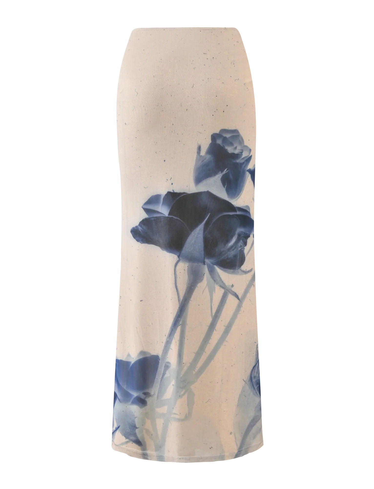 JANIS MAXI SKIRT INDIGO FLORAL