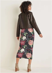 Distressed Leather Jacket Distressed Brown