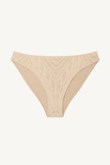Cali High Leg Full Bottom Natural Calico Crochet
