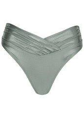 Shine Havana Bikini Bottom Silver Metallic
