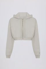 Lightweight Knit V Neck Oversized Jumper in Light Grey