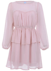 Sheer Beauty Mini Dress Lilac