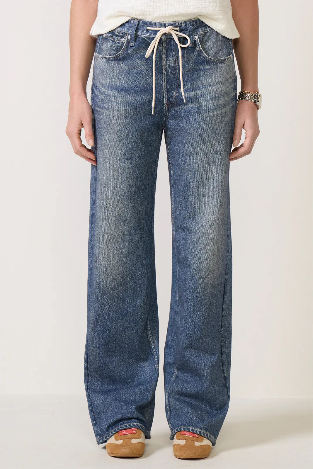 Miramar Terry Drawcord Wide Leg Pant