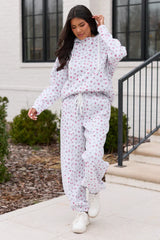 Jolie Pink Floral Hoodie
