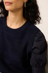 Violet Puff Sleeve TwoFer